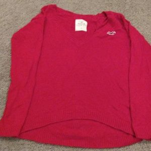 Red Hollister Sweater